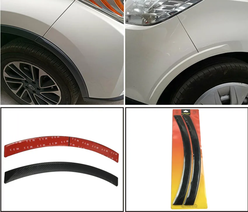 Защита для арок автомобиля: Защита кромок колесных арок крыла карбон 4D купить