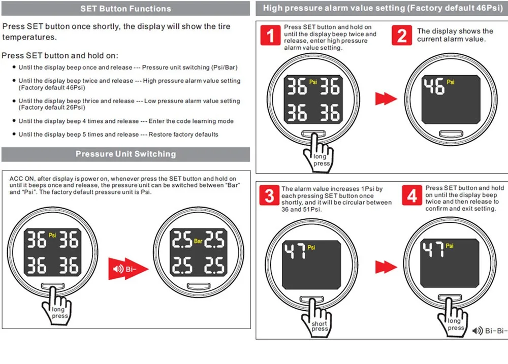 Tpms система контроля давления в шинах инструкция: Solar TPMS Solar TPMS ( ).
