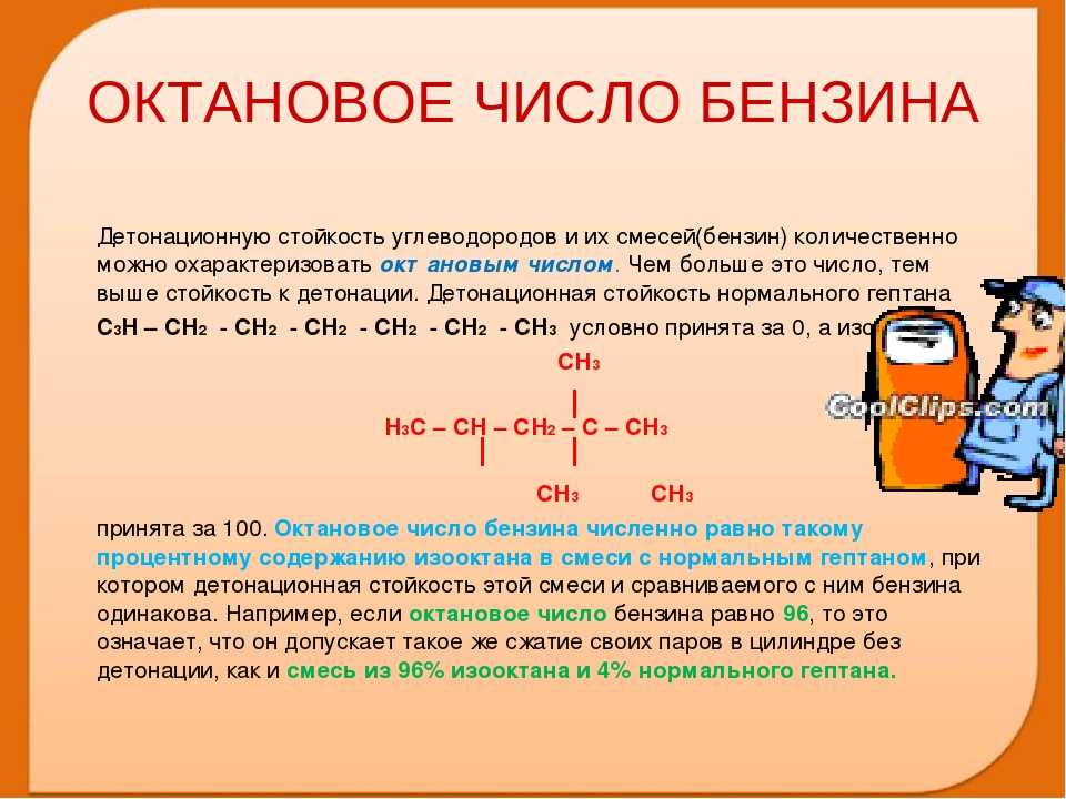 Что значит октановое число бензина: Что такое октановое число бензина и как оно определяется