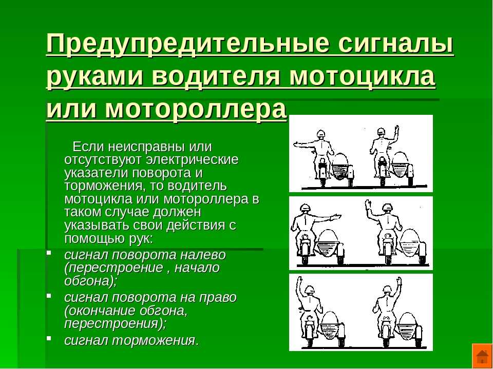 Повороты руками пдд картинки