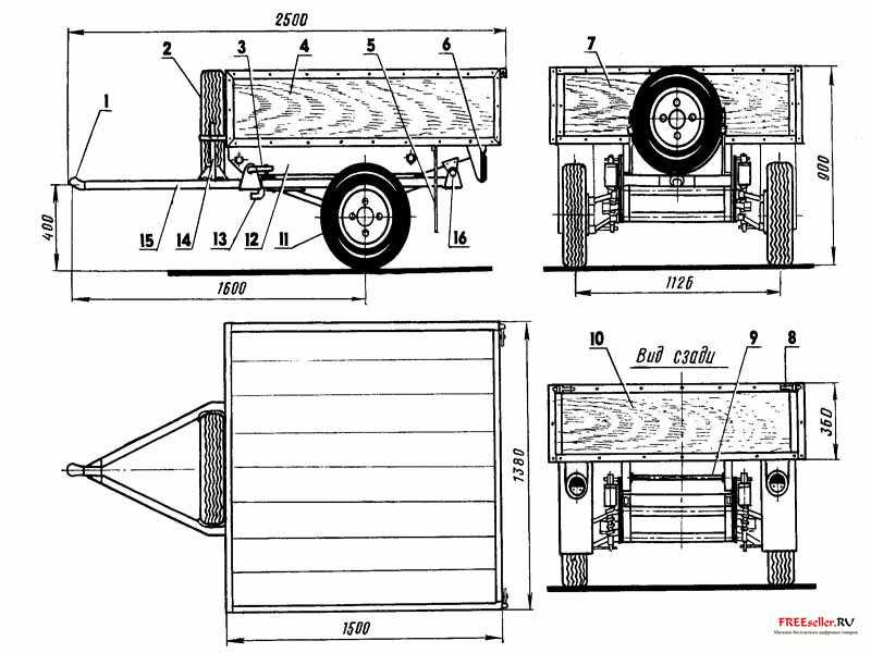Прицеп для квадроцикла своими руками чертежи: чертежи самодельного прицепа для перевозки с размерами. Как сделать прицепное устройство с независимой подвеской самому?