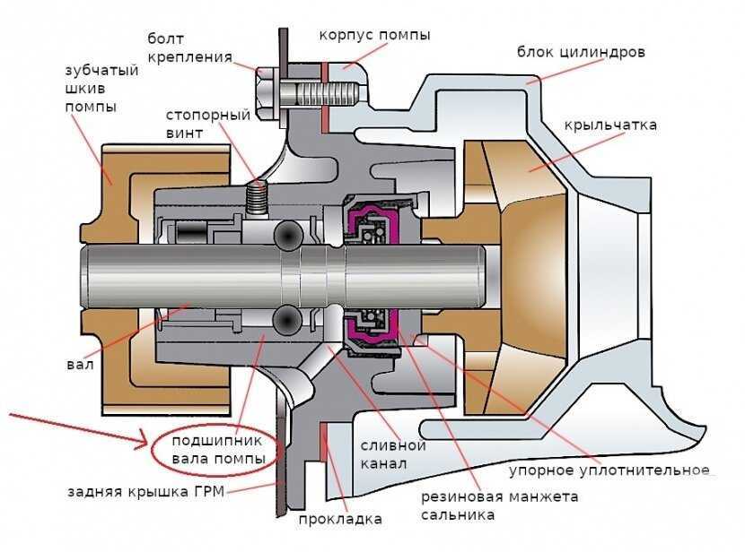 Как понять что помпа вышла из строя: Признаки неисправности помпы (водяного насоса): замена своими руками