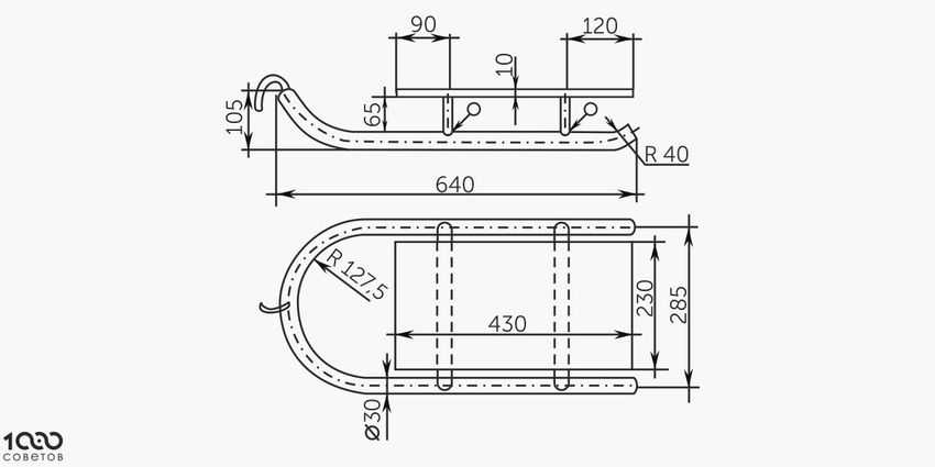 Чертеж саней. Сани транспортировочные с металла чертежи. Сани розвальни металлические чертеж. Сани волокуши из нержавейки чертеж. Чертеж санок из профтрубы.