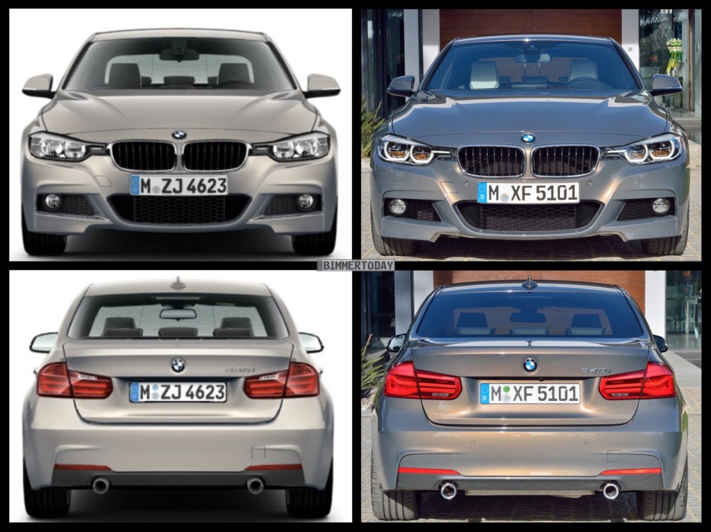 Сравнение м5 и м5. BMW 3 f30 Рестайлинг. BMW f30 LCI. БМВ f30 дорестайлинг. BMW f10 Рестайлинг и дорестайлинг.