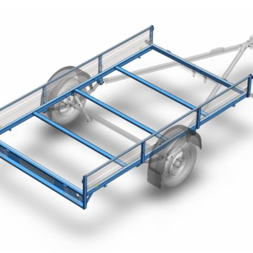 Рама для прицепа: Рама прицепа легкового для автомобиля: конструктивные особенности