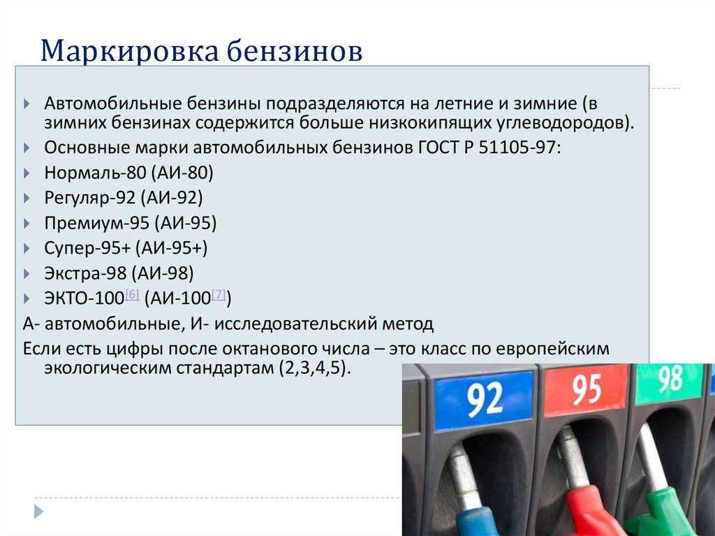 Виды топлива для автомобилей: Виды топлива для автомобилей