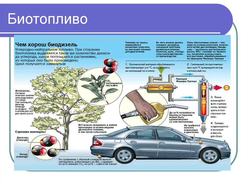 Виды топлива автомобилей проект