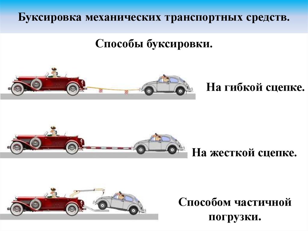 Скорость движения при буксировке механических транспортных средств: ПДД 10.4 - Скорость движения при буксировке