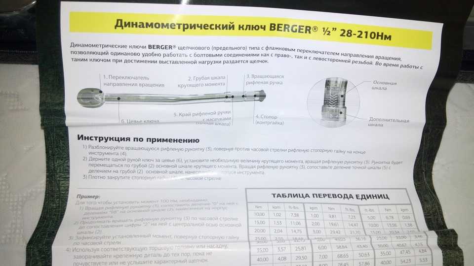 Ремонт динамометрического ключа щелчкового типа своими руками: Неисправности динамометрических ключей