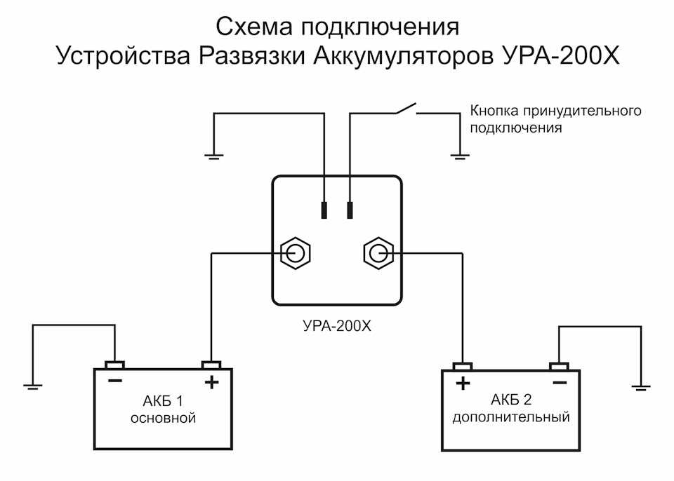 Два аккумулятора в автомобиле схема: Установка второго аккумулятора в машину и схема подключения