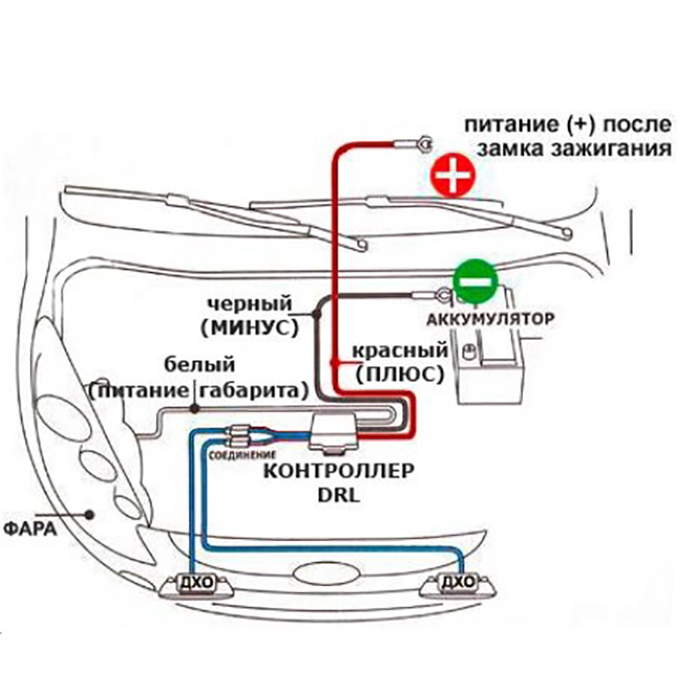 Правильное подключение дхо: 7 схем подключения дневных ходовых огней