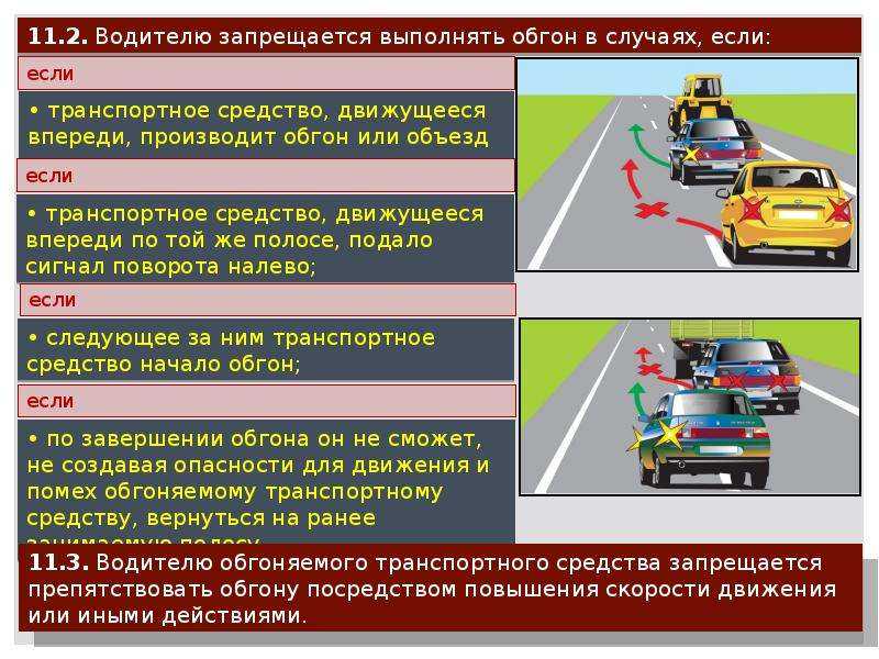 В каких местах запрещен обгон: Где запрещен обгон в 2022 году? Штрафы за обгон.