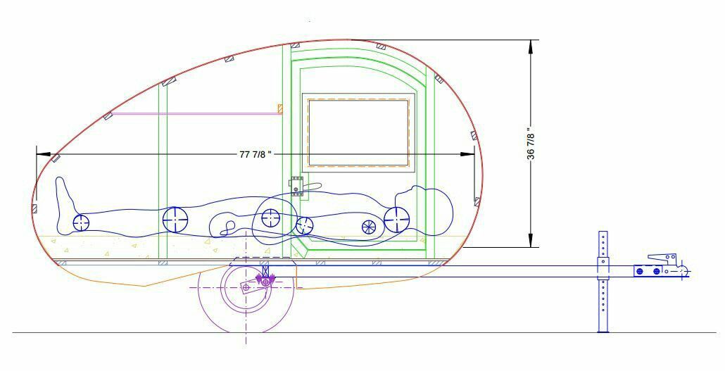 Дом на колесах своими руками из прицепа чертеж
