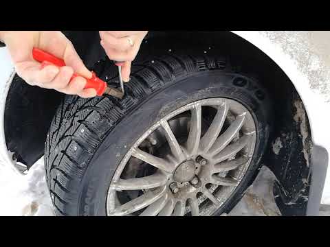 Как установить шипы на колеса: Установка шипов на зимнюю резину своими руками, нужно ли ставить знак на автомобиль