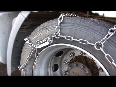 Как одеть цепи противоскольжения на колесо: Инструкция по одеванию цепей противоскольжения