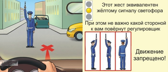 Как выучить регулировщика в пдд в стихах: Сигналы регулировщика доступным языком