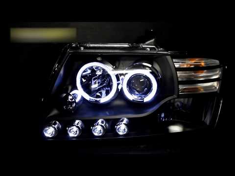 Тюнинг фар паджеро 4: Тюнинг оптики Mitsubishi Pajero 4 (LED вместо ксенона)