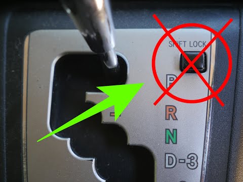 Кнопка shift lock на коробке передач toyota: что это такое и как пользоваться