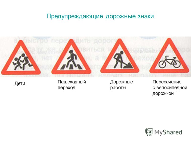 Предупреждающие знаки для пешехода на дороге: информационные, предупреждающие, запрещающие и предписывающие