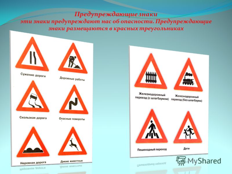 Предупреждающие знаки для пешехода на дороге: информационные, предупреждающие, запрещающие и предписывающие