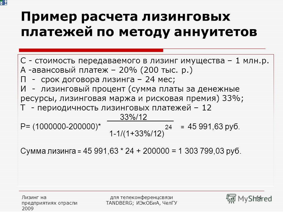 Расчет аренды автомобиля с водителем образец