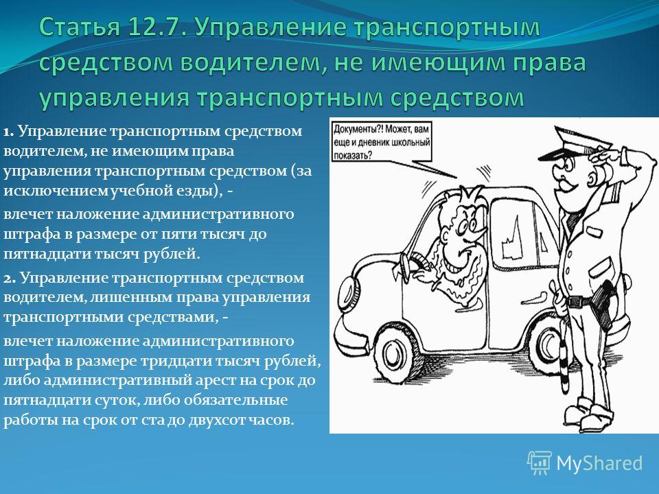 Управление без прав наказание: Штраф за вождение автомобиля без наличия водительских прав в 2023 году 2023