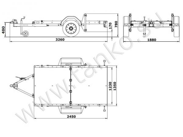 Размеры прицепа для легкового автомобиля: Размеры прицепа для легкового автомобиля: вес, длина и ширина