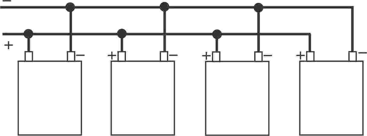 Схема соединения аккумуляторов