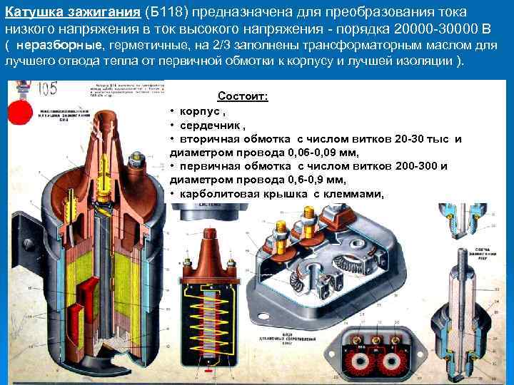 Принцип работы катушки зажигания: Катушка зажигания – типы, устройство, принцип работы