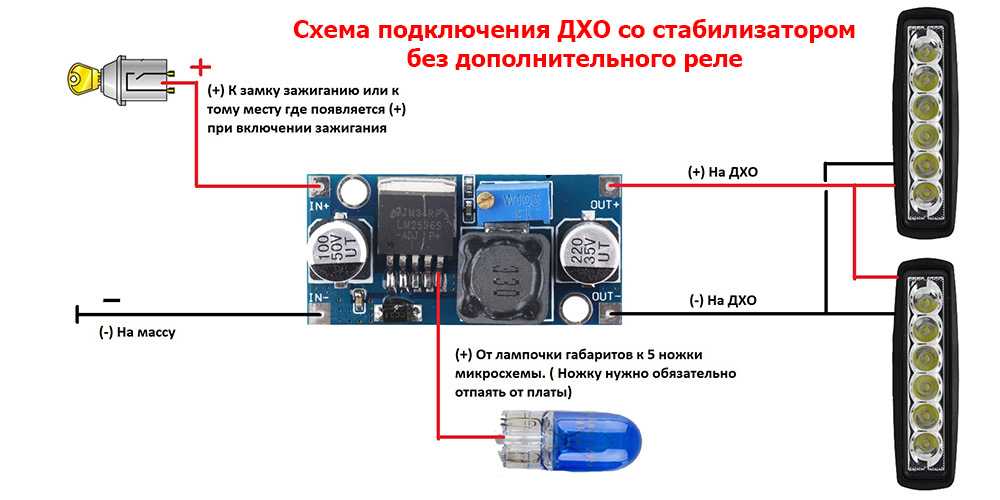 Установка дневных ходовых огней: Установка ДХО, установка ходовых огней