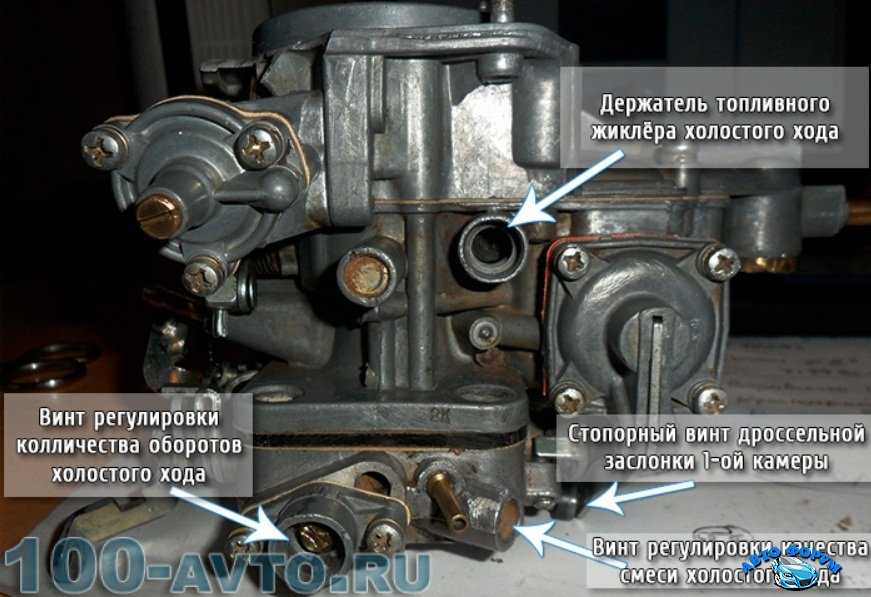 Регулировка холостого хода: Регулировка холостого хода на карбюраторе ВАЗ