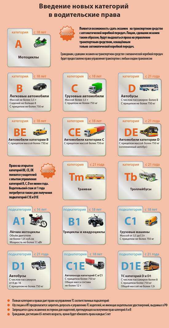 Категория прав для легкового автомобиля: Категория Е: какие машины можно водить, и на что имеет право водитель? - Оренбург