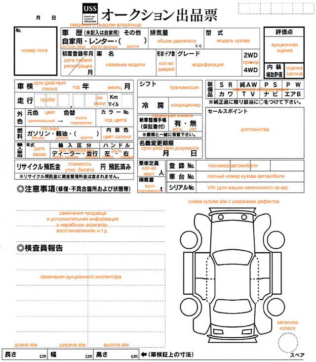 Аукционный лист расшифровка: Как читать аукционный лист? Расшифровка.