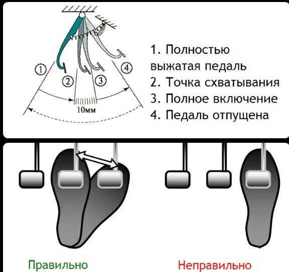 Расположение педалей в автомобиле с механической коробкой: Расположение педалей в машине с разными коробками передач