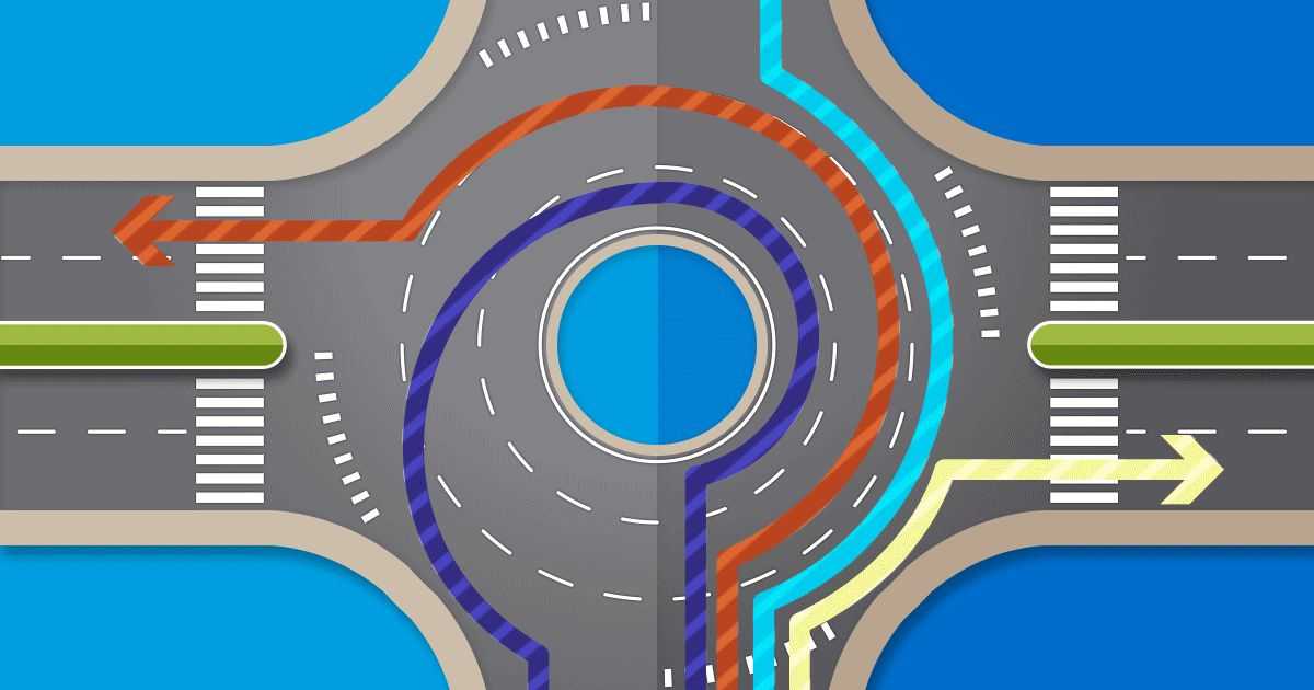 Правила проезда кругового движения 2018 как проехать: Правила проезда перекрестков с круговым движением