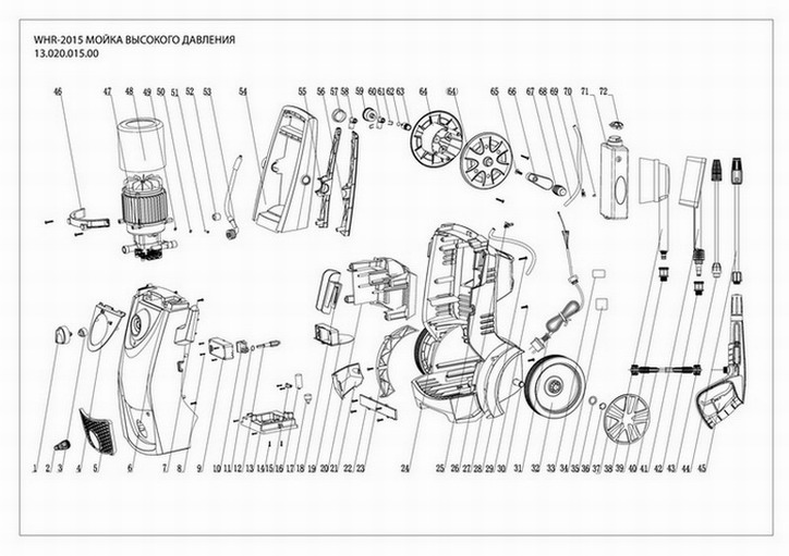Мойка высокого давления схема работы