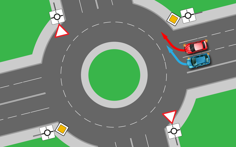 Знак круговое движение правила проезда: что это, как проехать, знаки :: Autonews