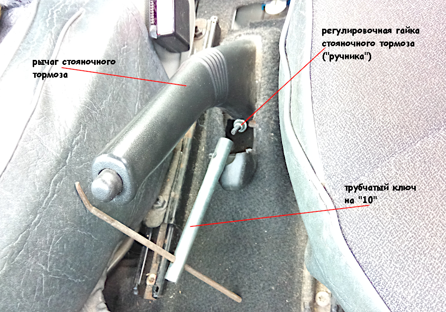 Регулировка троса ручного тормоза: Как подтянуть ручник на автомобиле самостоятельно: подробная инструкция