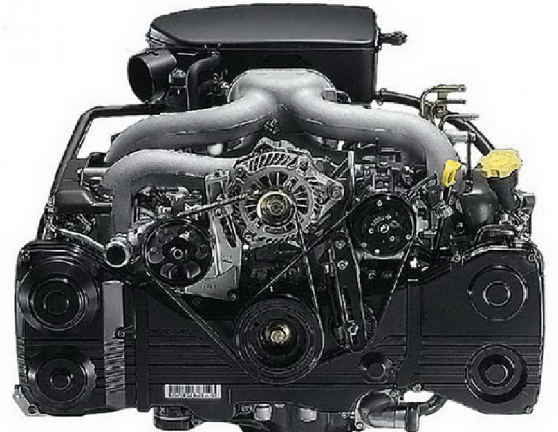 Оппозитный мотор: Горизонтально-оппозитные двигатели Subaru