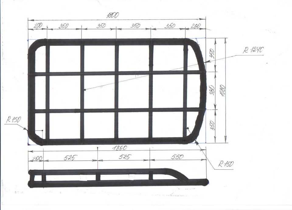 Экспедиционный багажник на ниву своими руками чертежи: Экспедиционный багажник на Ниву своими руками: чертежи, размеры, как сделать | avtoskill.ru