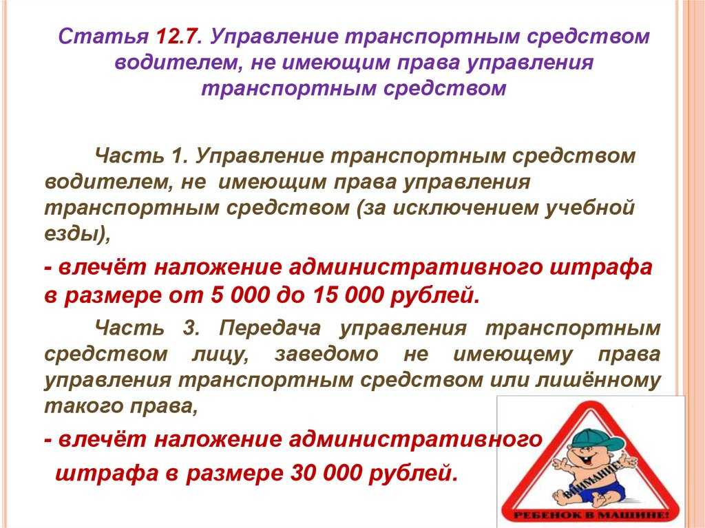 Управление без прав наказание: Штраф за вождение автомобиля без наличия водительских прав в 2023 году 2023