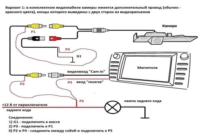 Подключения камеры заднего вида: Как подключить камеру заднего вида к магнитоле (Видео)