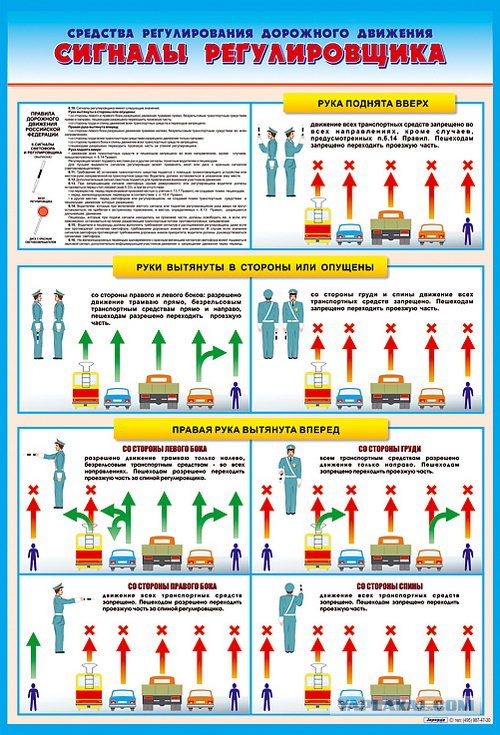 Как выучить регулировщика в пдд в стихах: Сигналы регулировщика доступным языком