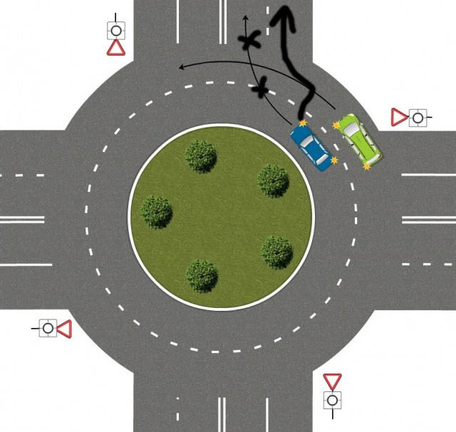 Правило помеха справа в картинках: как работает правило, кто должен уступить, исключения, штрафы :: Autonews