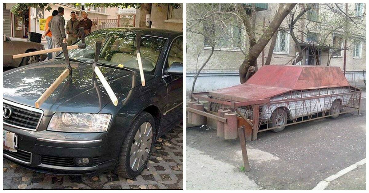 Как застолбить парковочное место во дворе: Как сделать, чтобы твое парковочное место во вдворе никто не занимал - Общество