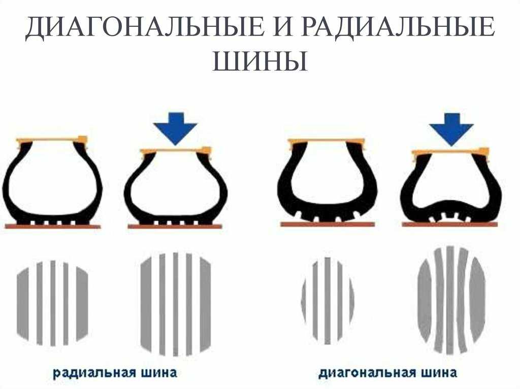 Чем отличаются радиальные шины от диагональных: Диагональные и радиальные шины