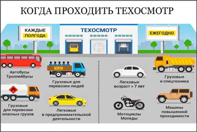 Сроки проведения техосмотра легкового автомобиля: как пройти, что для этого нужно, изменения