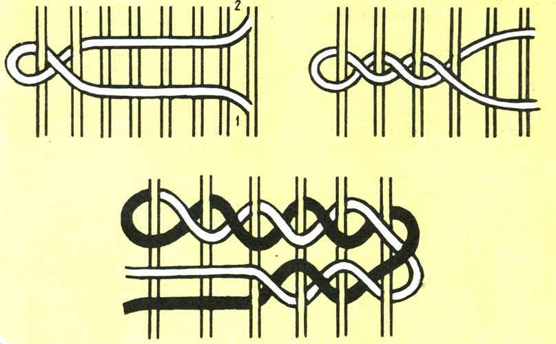 Шов макраме для перетяжки руля схема: Шов макраме для перетяжки руля