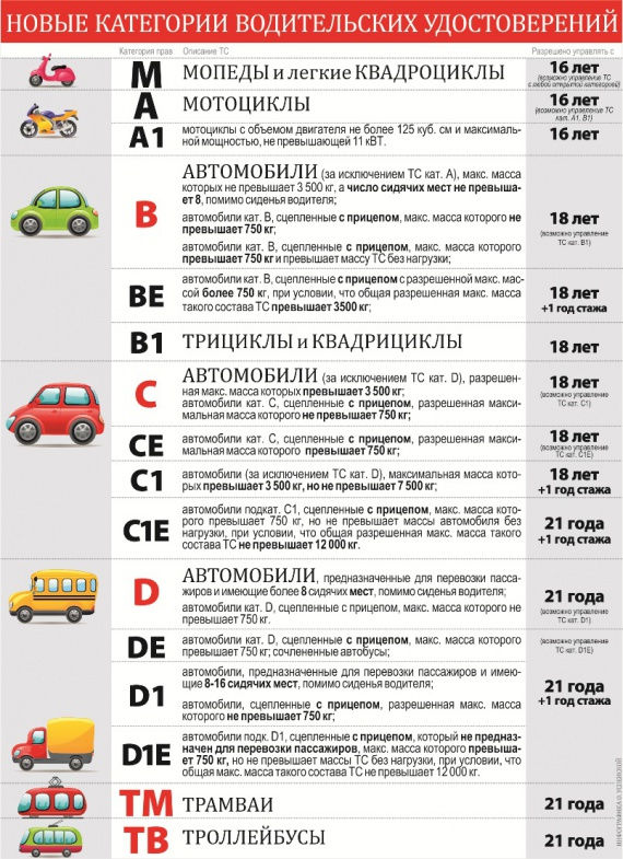 Категория прав ве: Категории водительских прав: виды, расшифровка :: Autonews