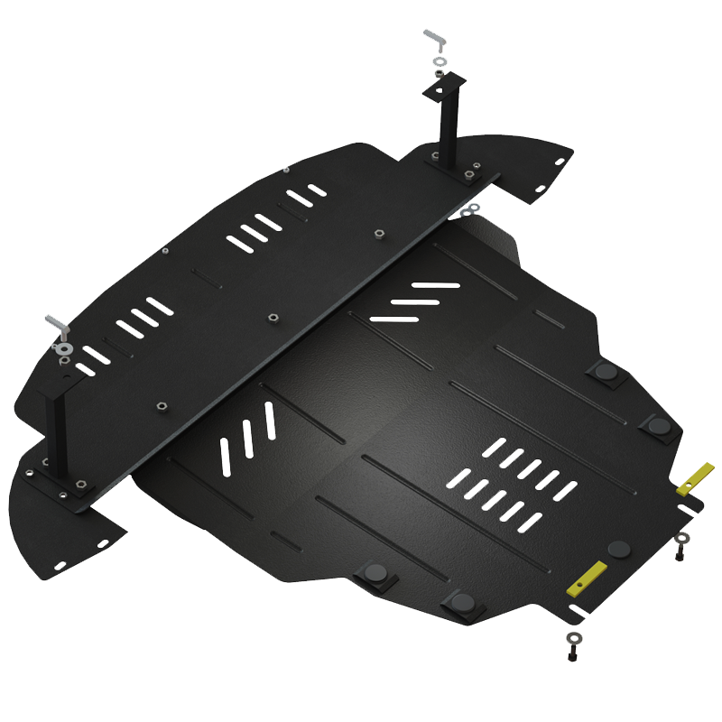 Стальная защита картера двигателя: Какая защита картера лучше алюминиевая композитная пластик карбон или стальная • Автосеть